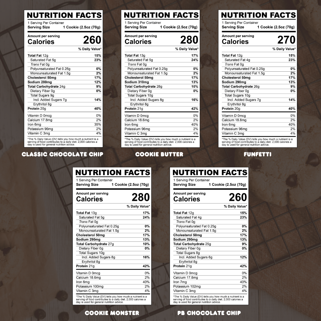 Protein Cookie Variety Pack