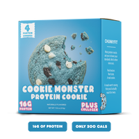 cookie monsters only Cookie Monster Protein Cookies 4-Pack - 16g Protein
